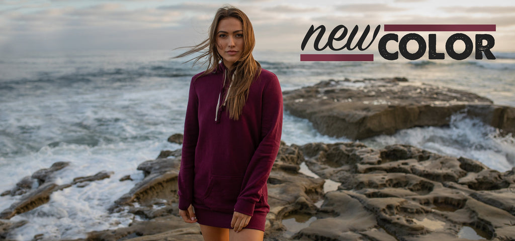 NEW HOODED PULLOVER DRESS COLOR