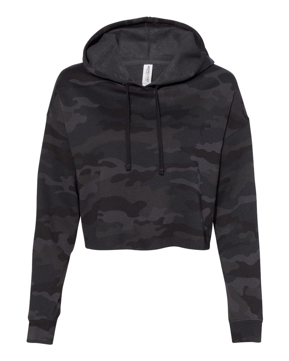 Womens Lightweight Crop Hood - Independent Trading Company