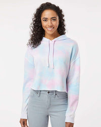 Womens Lightweight Crop Hood - Independent Trading Company