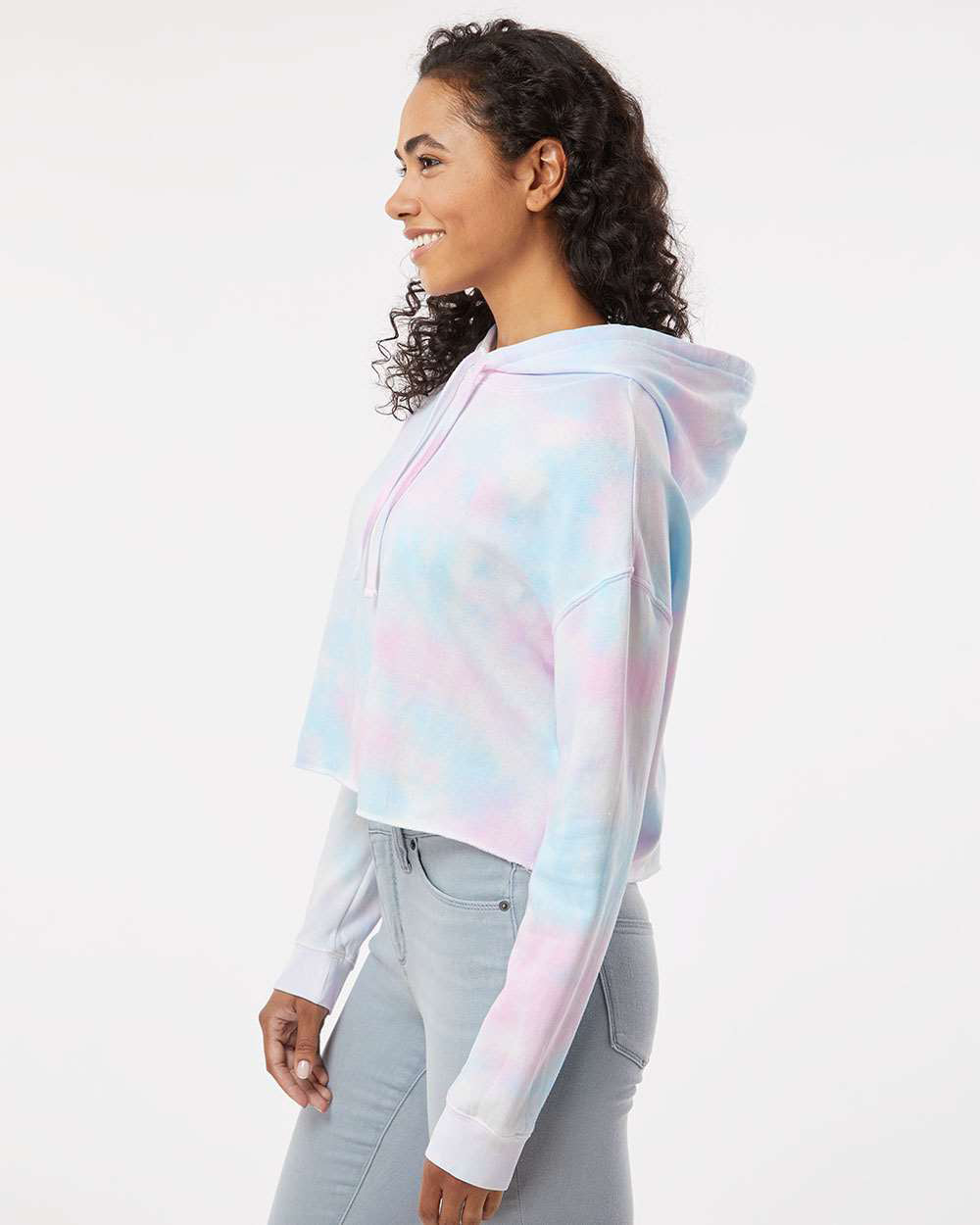 Womens Lightweight Crop Hood - Independent Trading Company