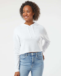 Womens Lightweight Crop Hood - Independent Trading Company