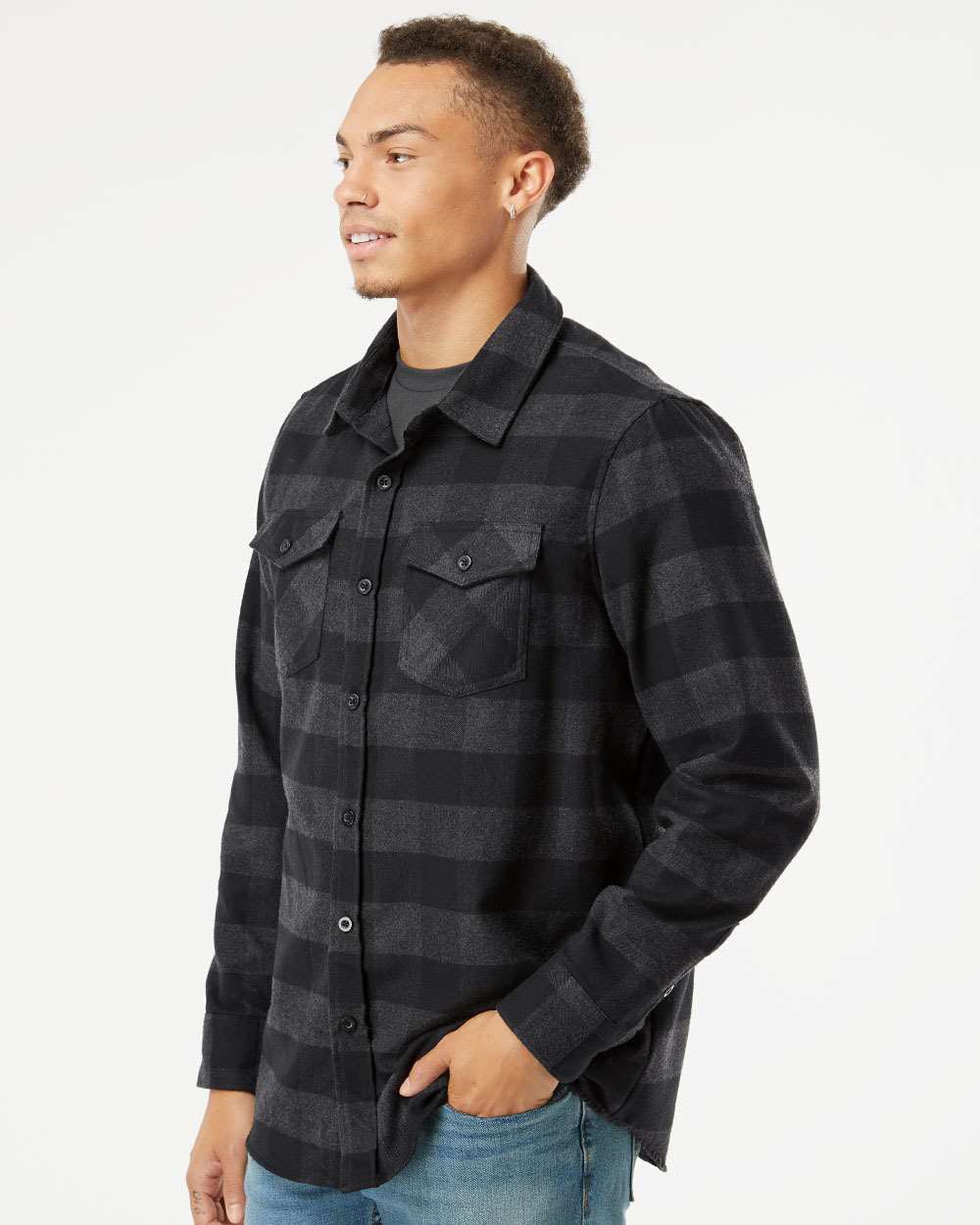 Men's Flannel Shirt - Independent Trading Company