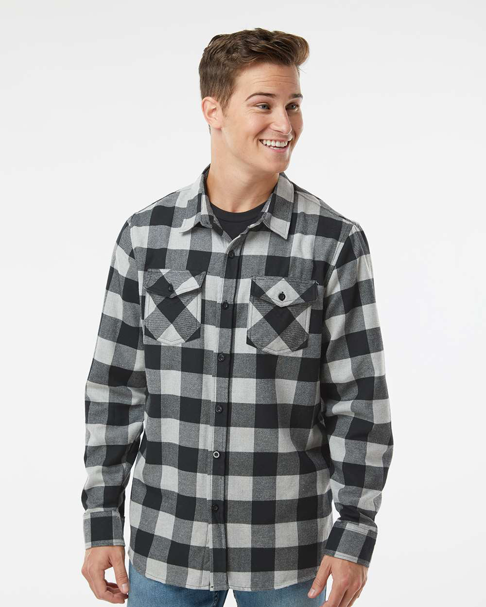 Men's Flannel Shirt - Independent Trading Company