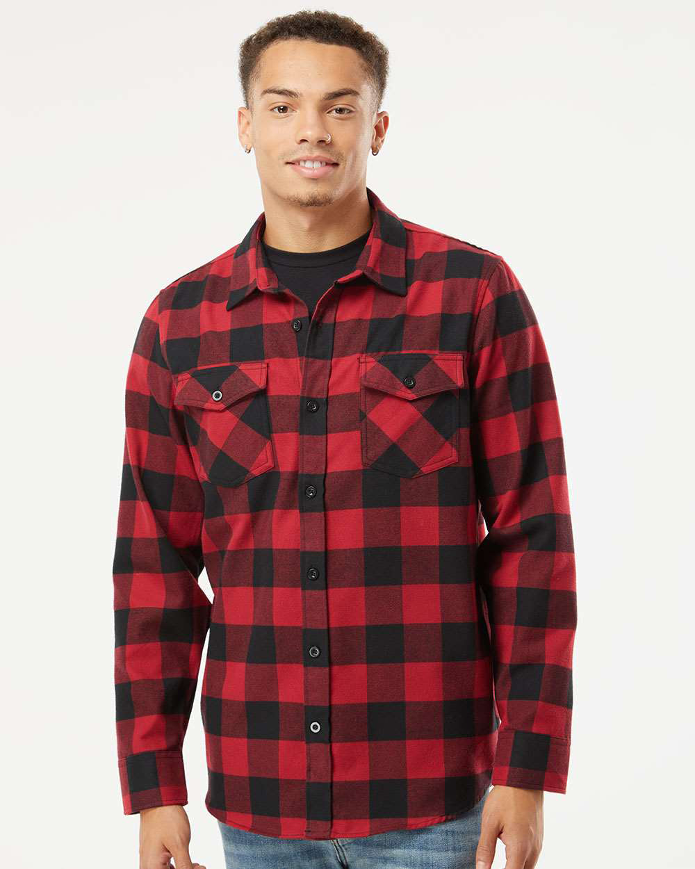 Men's Flannel Shirt - Independent Trading Company