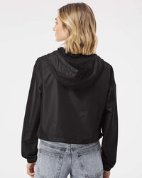 Women’s Lightweight Crop Windbreaker - Independent Trading Company