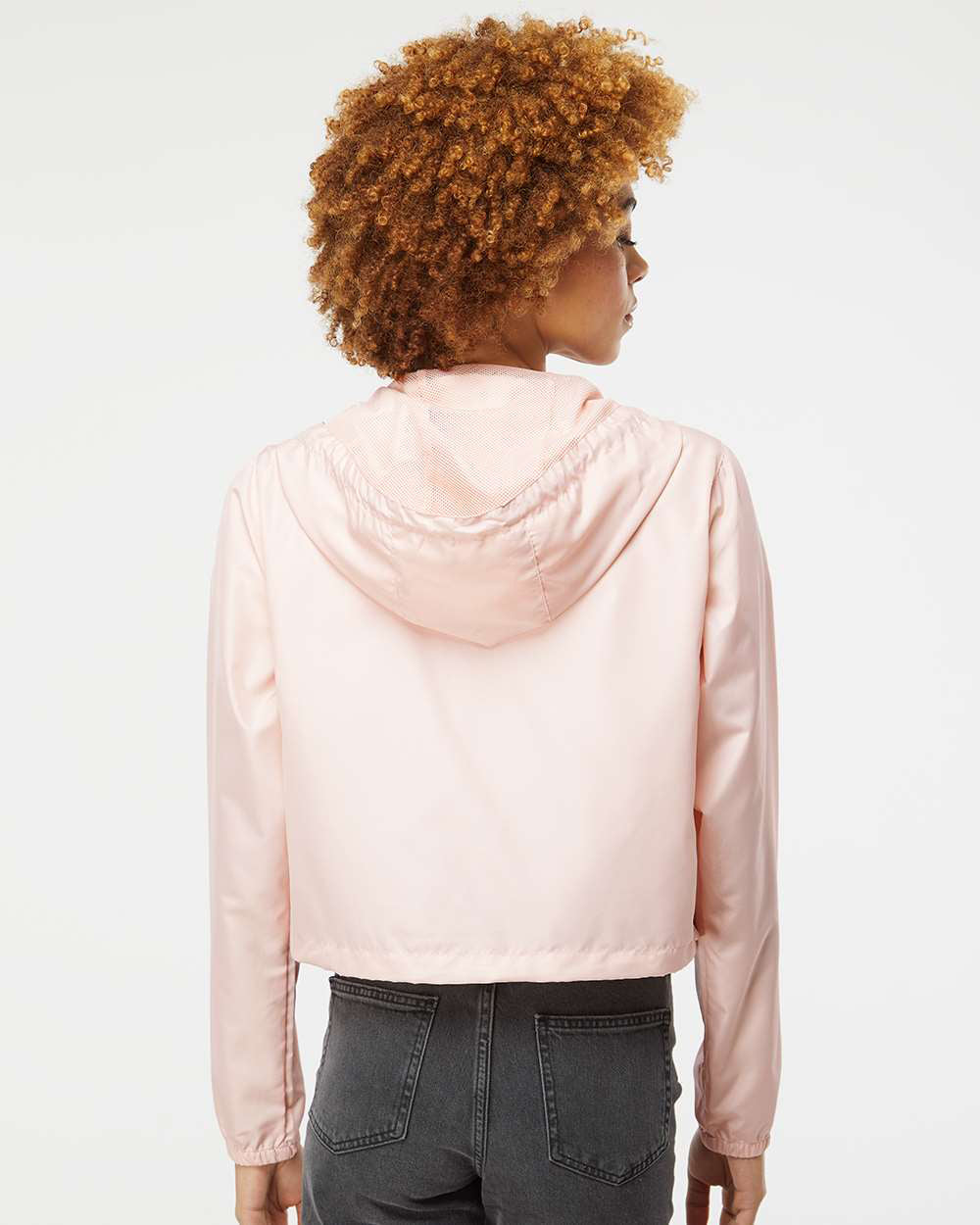 Women’s Lightweight Crop Windbreaker - Independent Trading Company