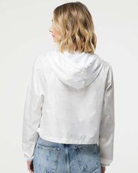 Women’s Lightweight Crop Windbreaker - Independent Trading Company