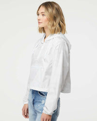Women’s Lightweight Crop Windbreaker - Independent Trading Company