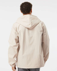 Water Resistant Hooded Windbreaker Coaches Jacket - Independent Trading Company