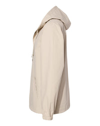 Water Resistant Hooded Windbreaker Coaches Jacket - Independent Trading Company