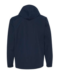 Water Resistant Hooded Windbreaker Coaches Jacket - Independent Trading Company