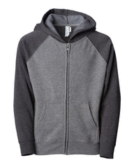 Youth Lightweight Special Blend Zip Hood - Independent Trading Company