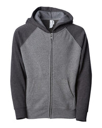 Youth Lightweight Special Blend Zip Hood - Independent Trading Company