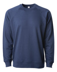Unisex Lightweight Loopback Terry Crew - Independent Trading Company