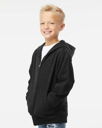 8.5oz. Youth Midweight Zip Hood - Independent Trading Company