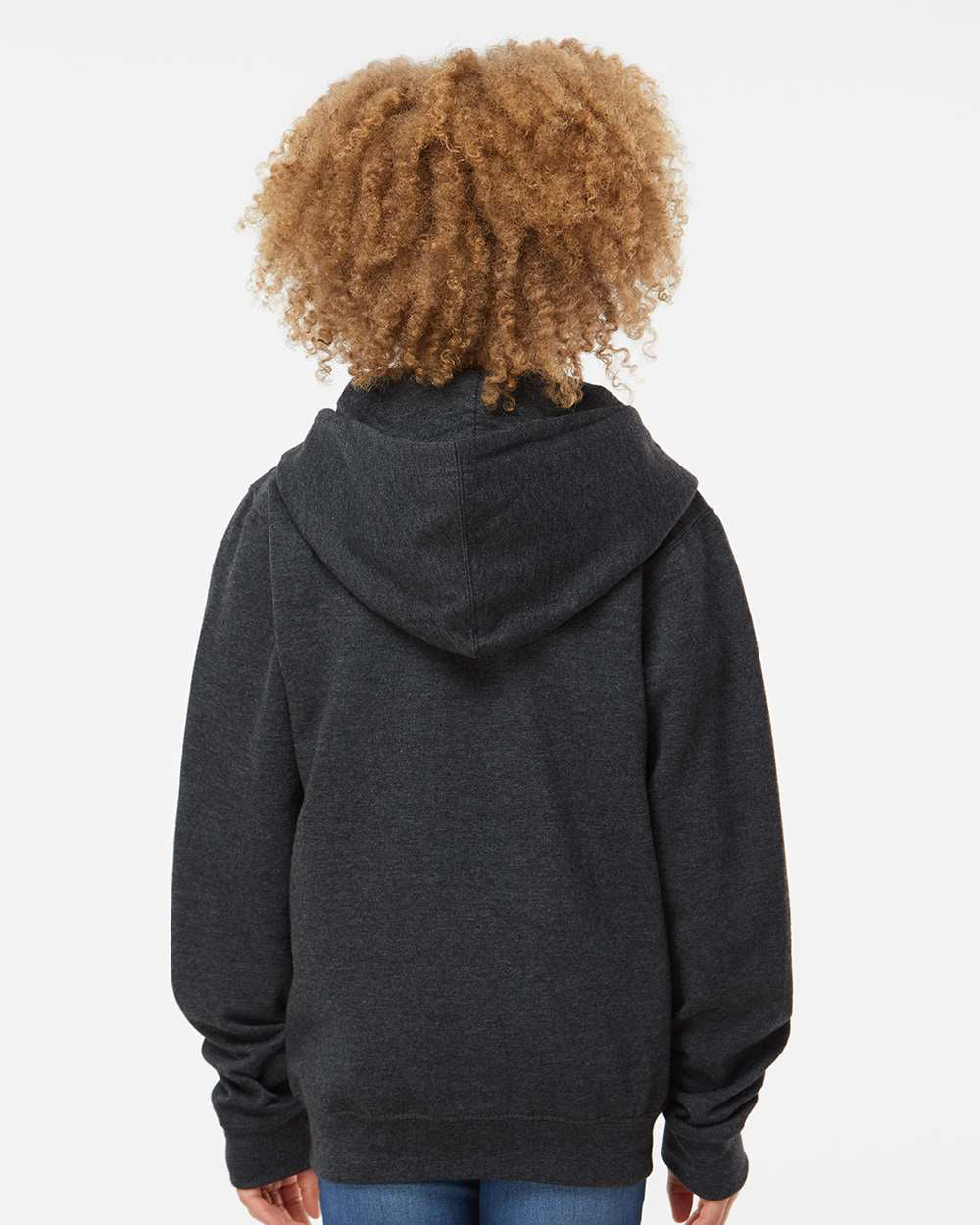 8.5oz. Youth Midweight Zip Hood - Independent Trading Company