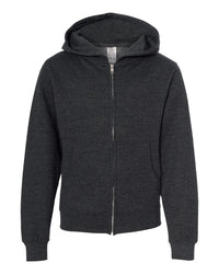 8.5oz. Youth Midweight Zip Hood - Independent Trading Company