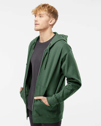 8.5oz. Midweight Zip Hood - Independent Trading Company