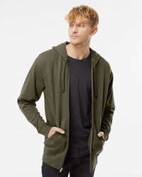 8.5oz. Midweight Zip Hood - Independent Trading Company