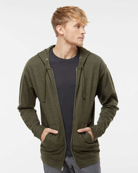 8.5oz. Midweight Zip Hood - Independent Trading Company