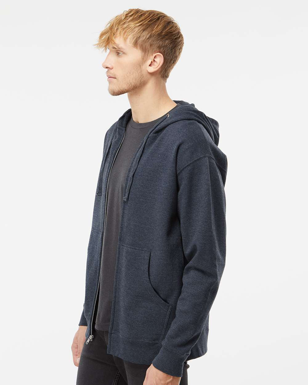 8.5oz. Midweight Zip Hood - Independent Trading Company