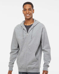 8.5oz. Midweight Zip Hood - Independent Trading Company