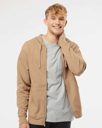 8.5oz. Midweight Zip Hood - Independent Trading Company