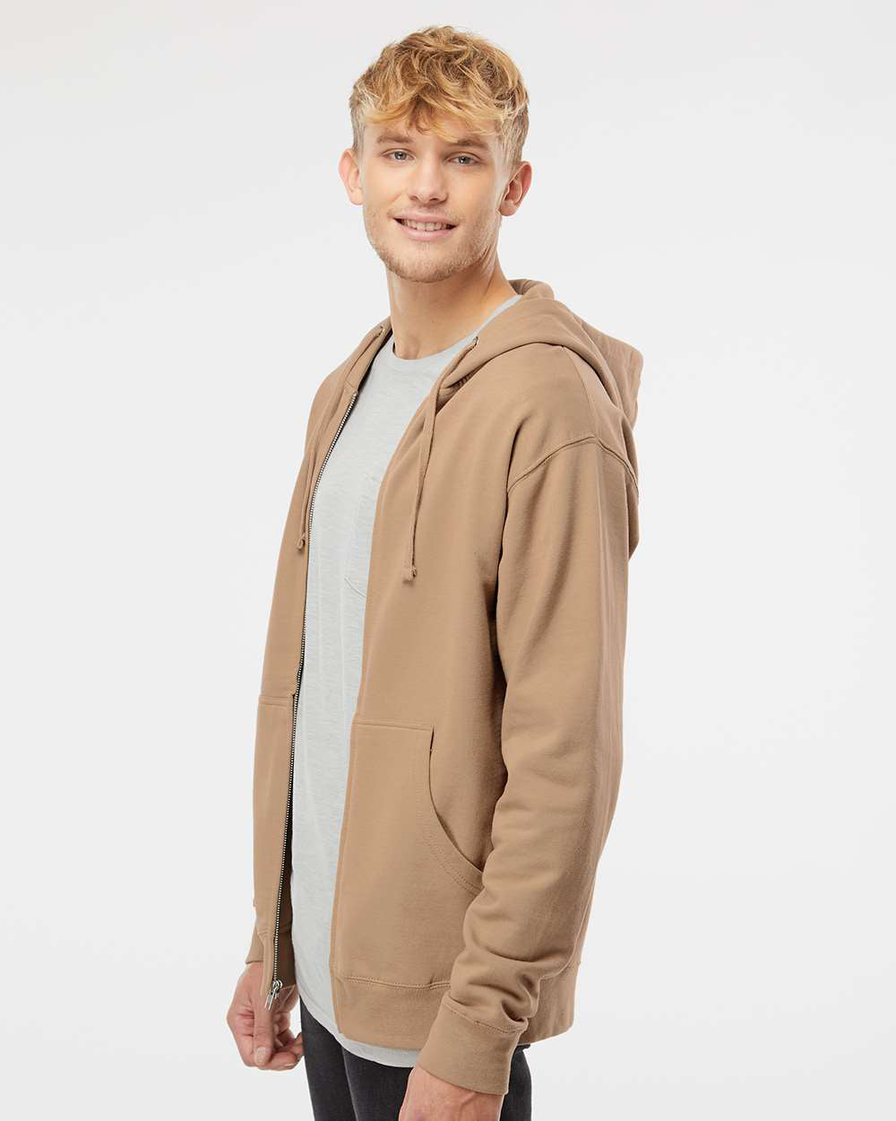 8.5oz. Midweight Zip Hood - Independent Trading Company