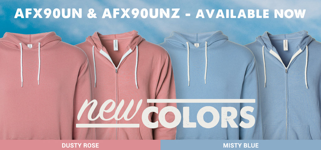 NEW UNISEX HOODED SWEATSHIRT COLORS