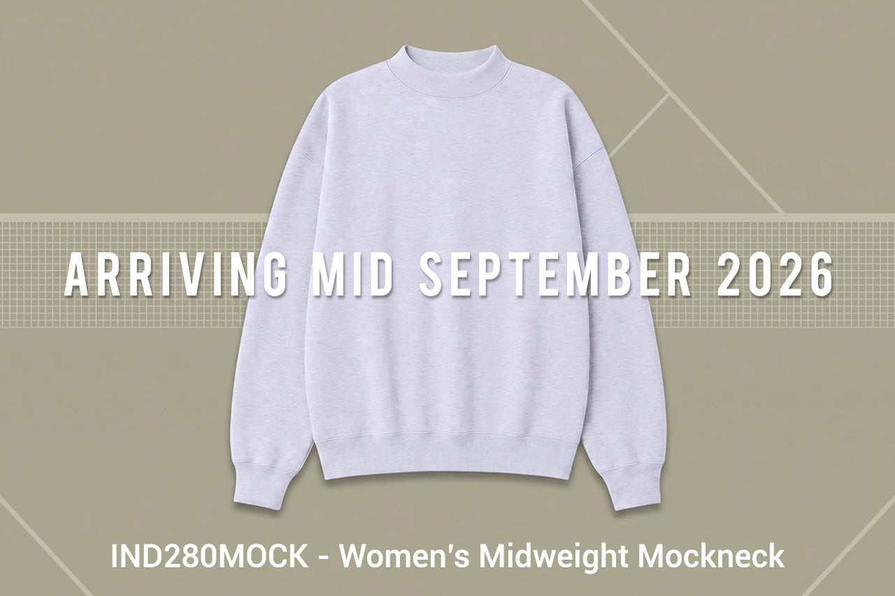 IND280MOCK Women's Midweight Mockneck | Premium 8.5 oz. Fleece