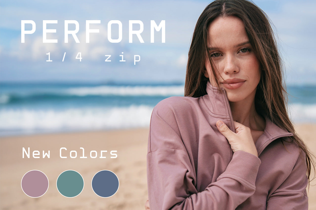EXP15WPQ Performance Quarter-Zip | New Agave, Orchid & Storm Blue Colors