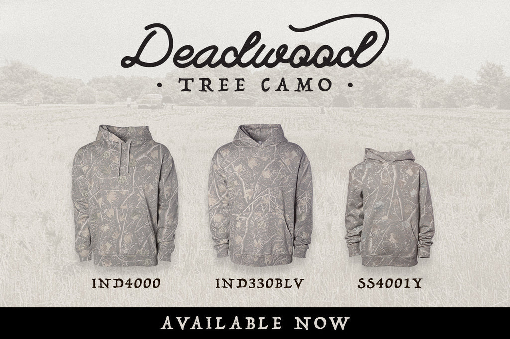 Deadwood Tree Camo Hoodies Now in Stock