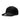 Black Five Panel Twill Snapback Hat