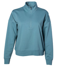 Independent Trading Company EXP15WPQ Women's Perform Quarter Zip Sweatshirt in Agave