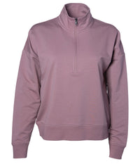 Independent Trading Company EXP15WPQ Women's Perform Quarter Zip Sweatshirt in Orchid