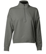 women perform quarter zip sweatshirt in pine