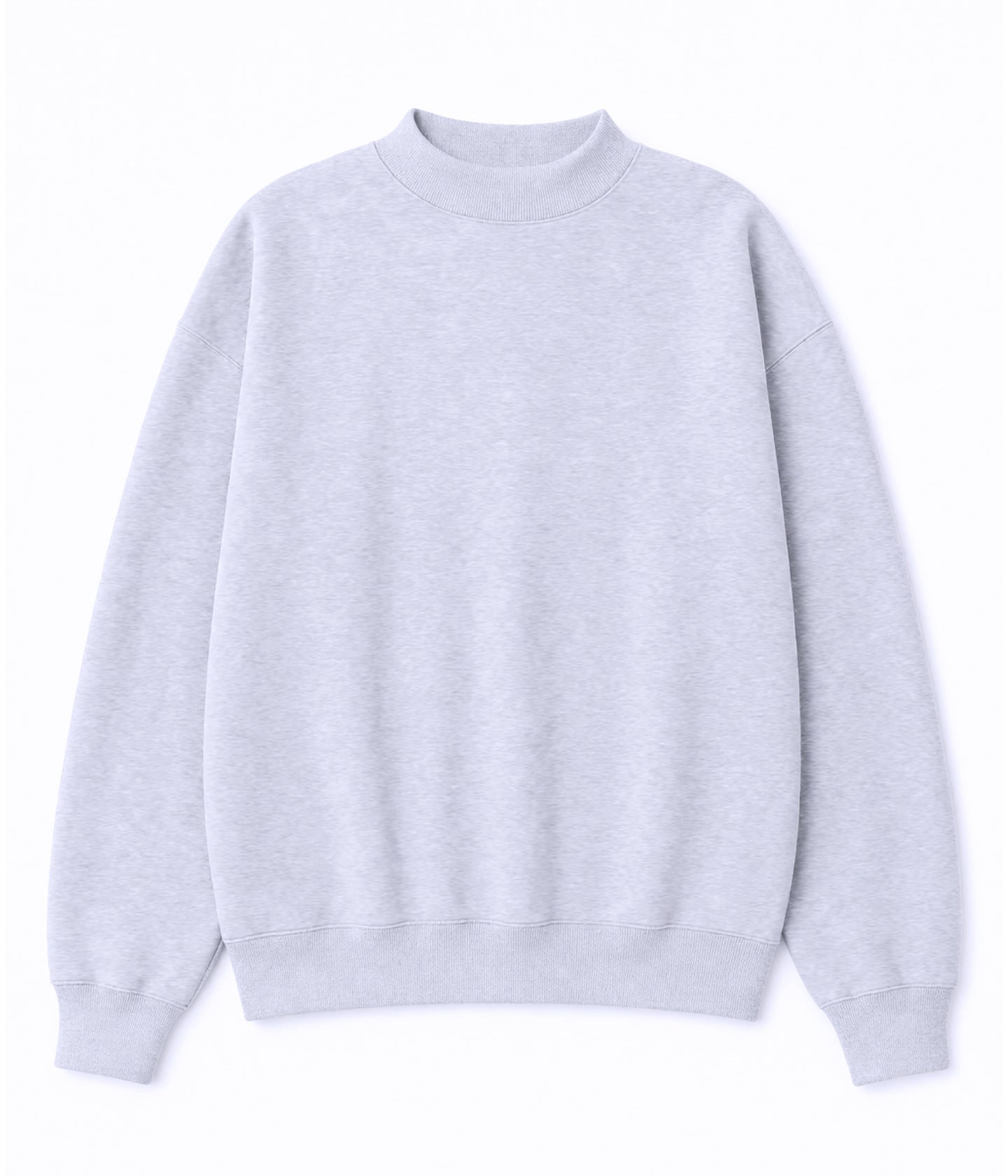Independent Trading Co. IND280MOCK Women's Midweight Mockneck in color Ash Heather