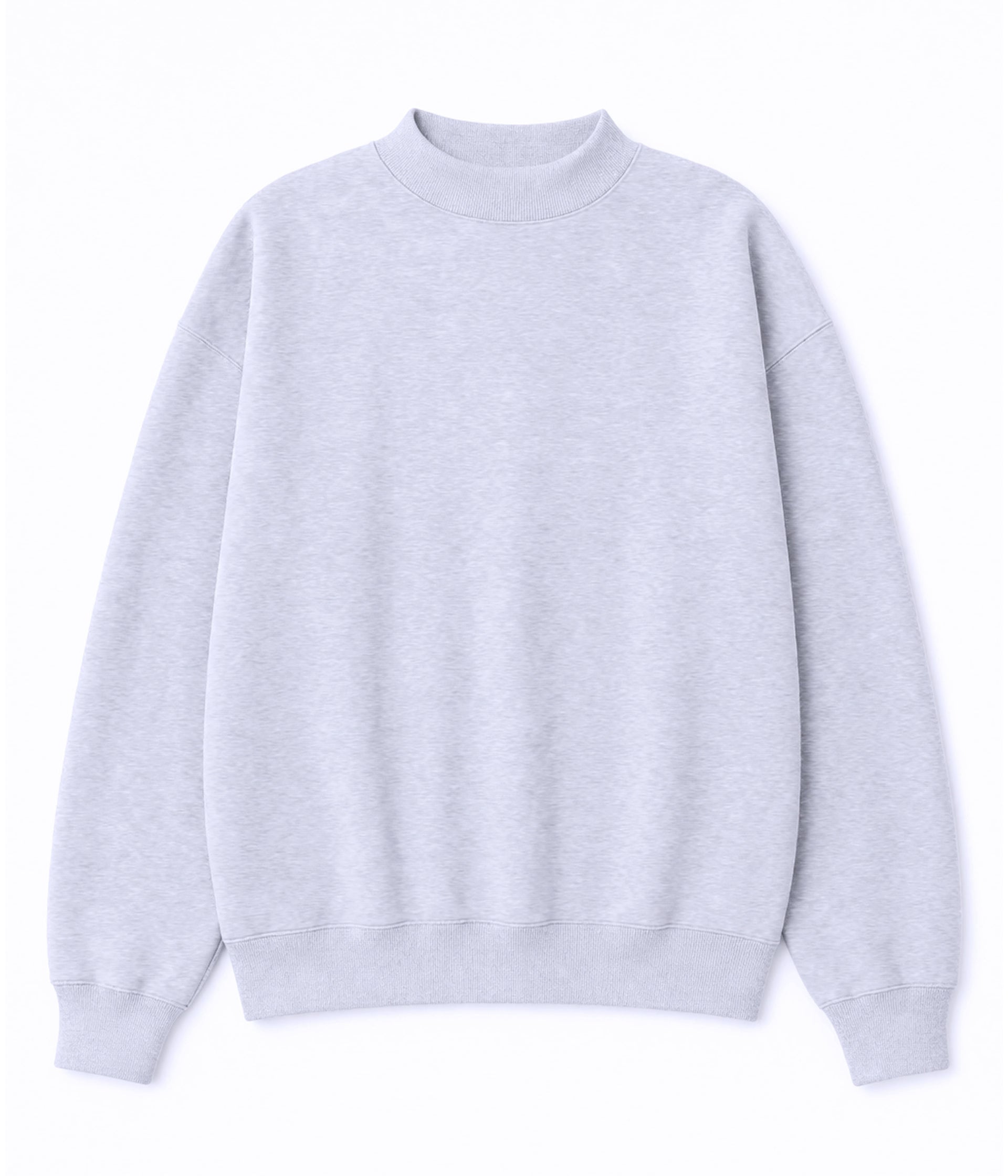 Independent Trading Co. IND280MOCK Women's Midweight Mockneck in color Ash Heather