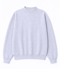 Independent Trading Co. IND280MOCK Women's Midweight Mockneck in color Ash Heather