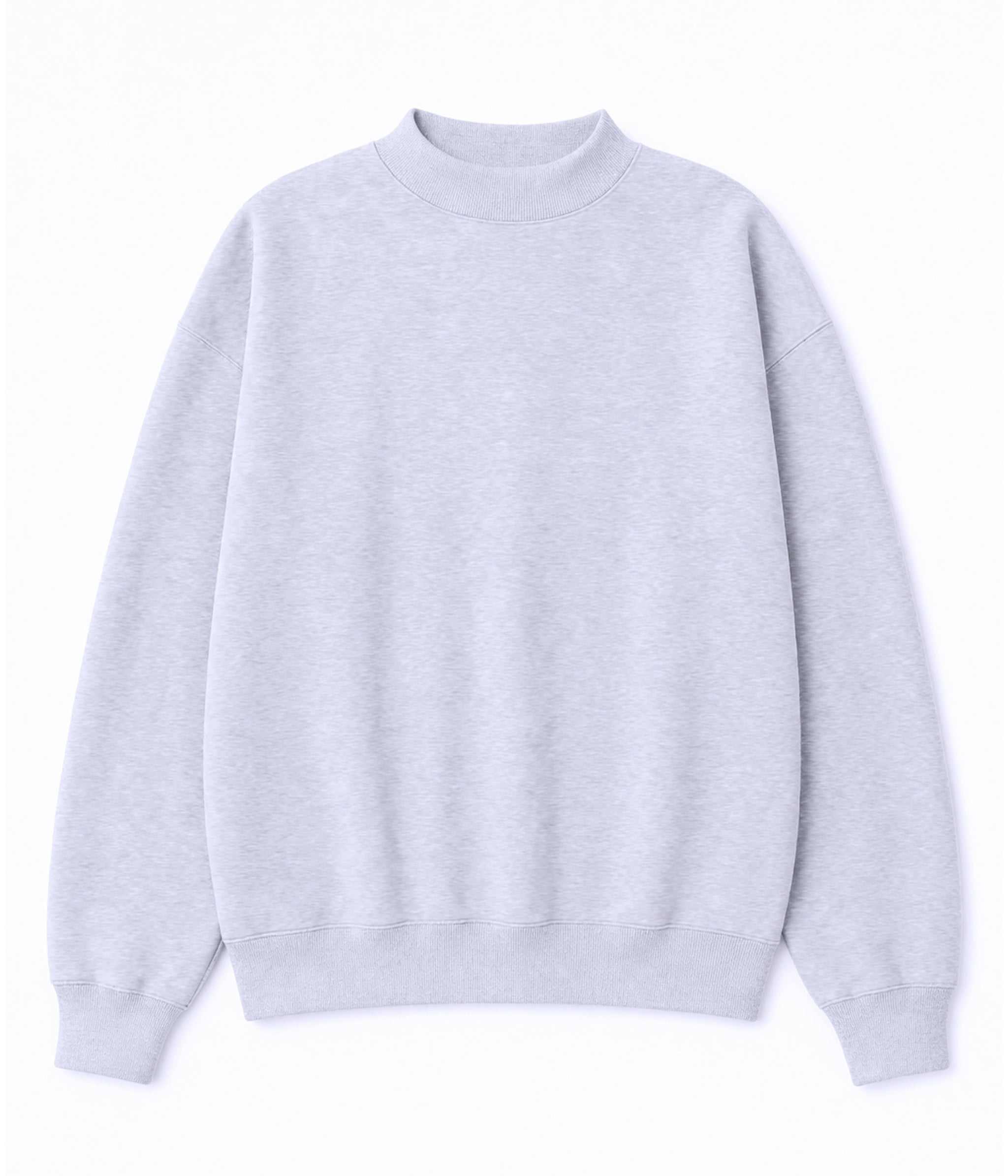 Independent Trading Co. IND280MOCK Women's Midweight Mockneck in color Ash Heather