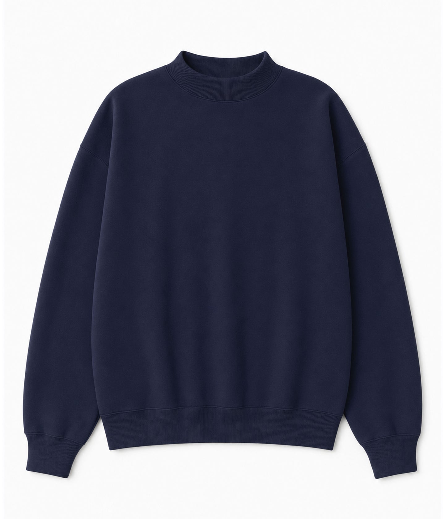 Independent Trading Co. IND280MOCK Women's Midweight Mockneck in color Classic Navy