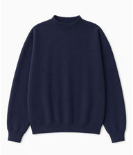 Independent Trading Co. IND280MOCK Women's Midweight Mockneck in color Classic Navy