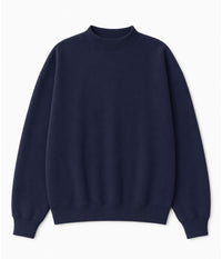 Independent Trading Co. IND280MOCK Women's Midweight Mockneck in color Classic Navy