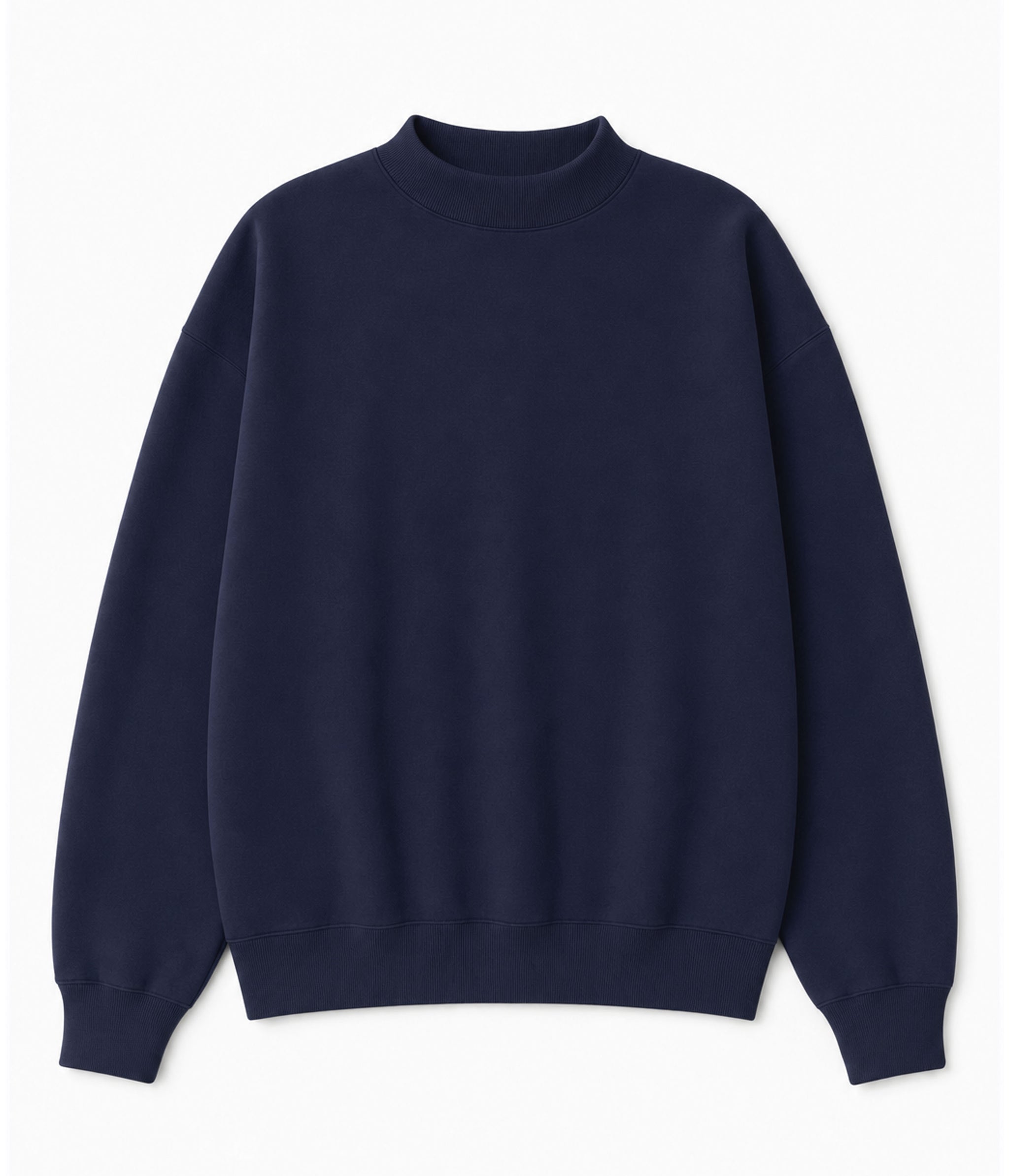 Independent Trading Co. IND280MOCK Women's Midweight Mockneck in color Classic Navy