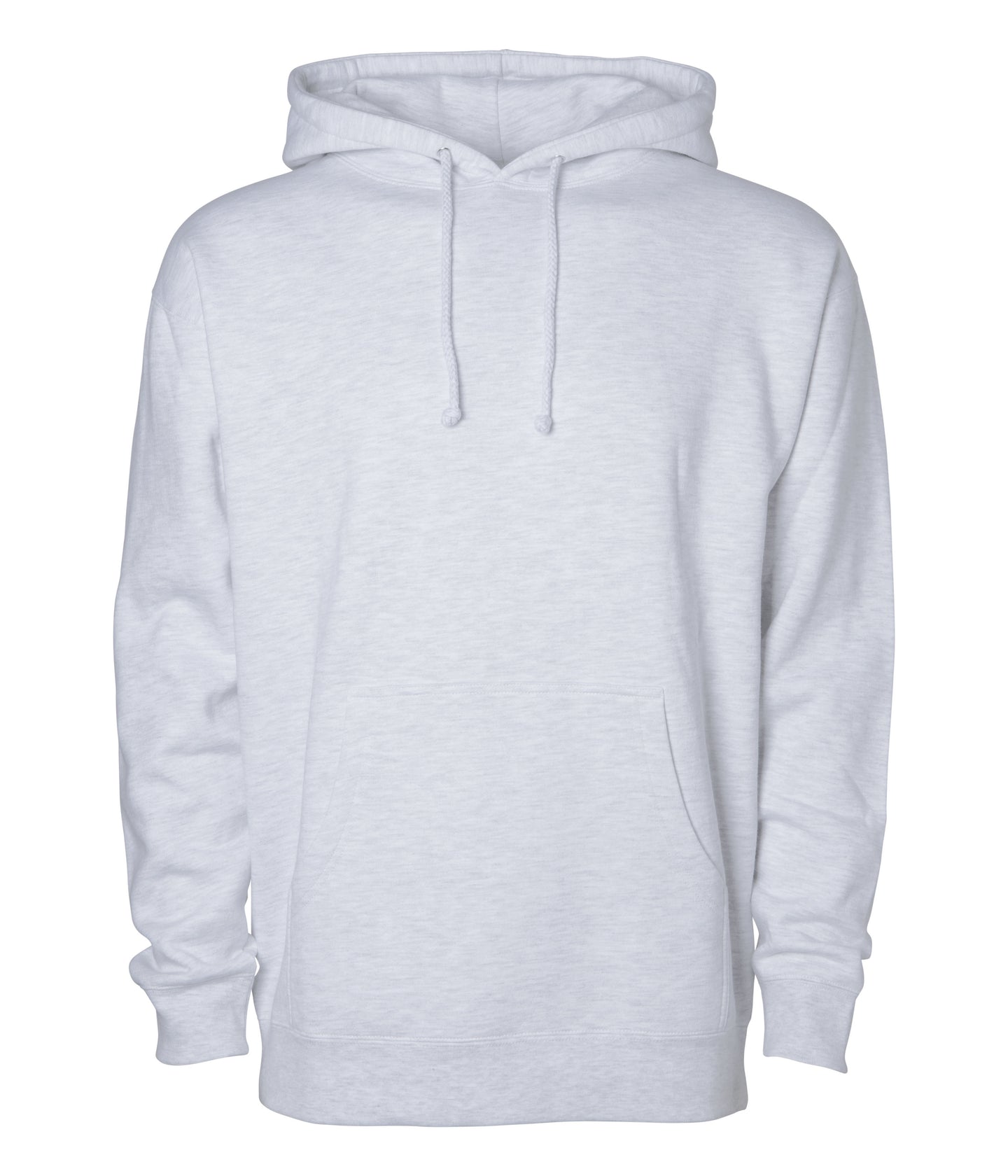 10oz. Heavyweight Pullover Hood IND4000 in Ash Heather - Independent Trading 