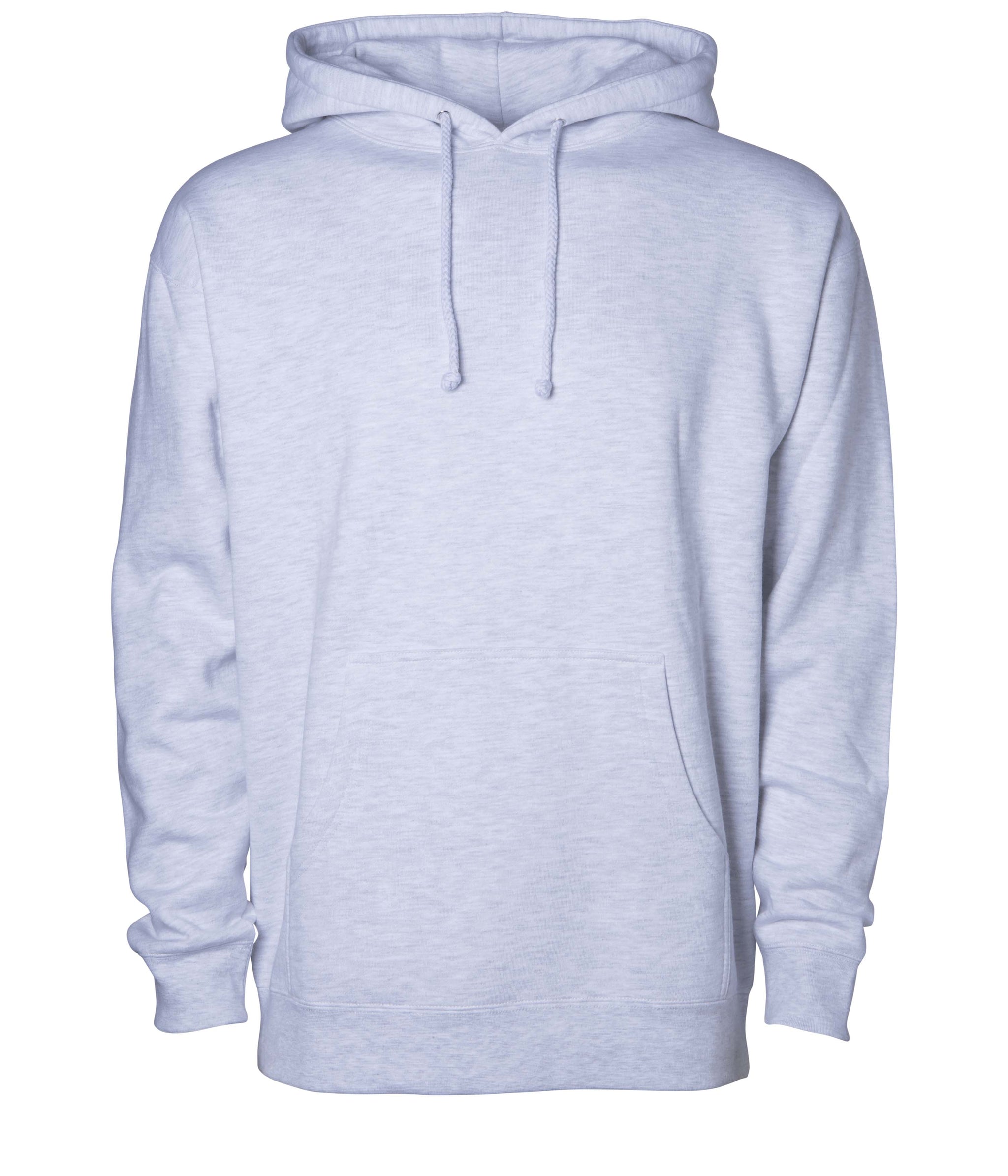 Independent Trading Co. IND4000 10oz. Heavyweight Pullover Hood in color Ash Heather