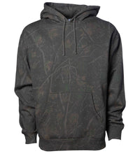 10oz. Heavyweight Pullover Hood - Independent Trading Company Darkwood Tree Camo