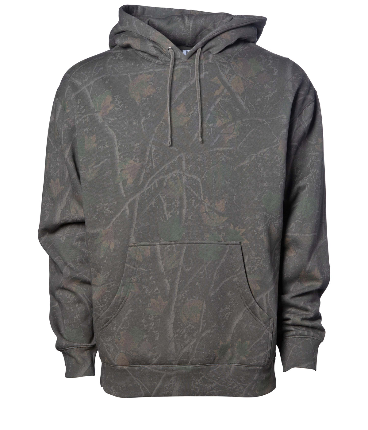 Darkwood Tree Camo IND4000 10oz. Heavyweight Pullover Hood by Independent Trading Co.