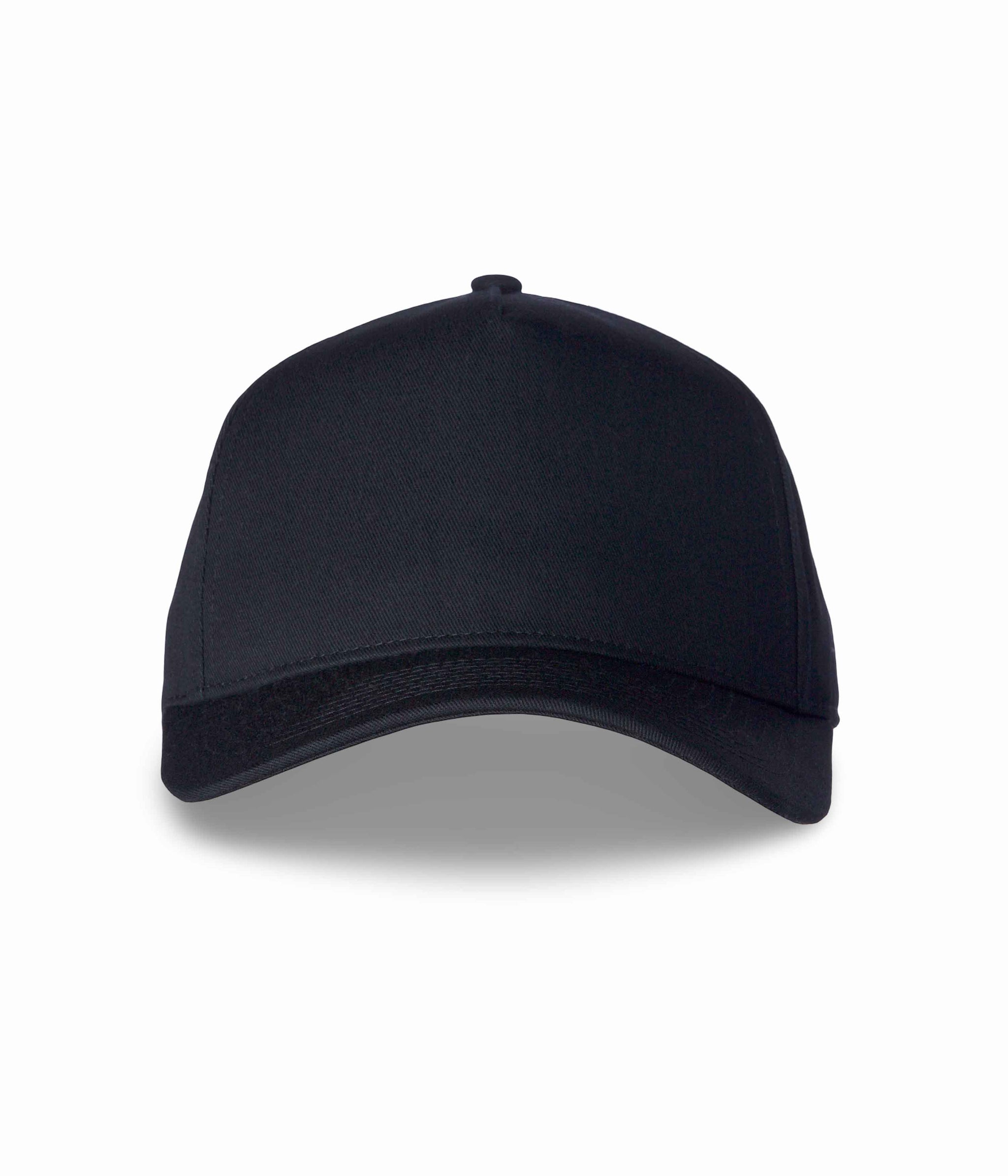 Independent Trading Co. Five-Panel Classic Twill Snapback Hat in color Black