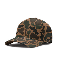 Duck Camo Five Panel Twill Snapback Hat